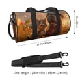 thumbnail image 2 of Sikiie Cat Dog Friendship Duffel Bag, Travel Bag, Sports Gym Bag - Ideal for Sports, Gym, Overnight Stays, 2 of 6