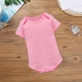 thumbnail image 2 of KVPLBQFD 5t Sweatsuit Toddler Girl Short Sleeve Solid Color Crawling Suit in 10 Colors for 3 to 24 Months Comfortable Infant Clothing Infant Onesies 0-3 Months Girl 6 Month Baby Girl Clothes, 2 of 4