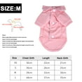 thumbnail image 4 of Pijamas de seda para perros pequeños y gatos, camisetas suaves para mascotas, ropa de descanso para cachorros, ropa de dormir para gatos (rosa) M, 4 of 6