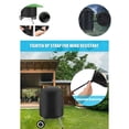thumbnail image 1 of BBQ Grill Cover Waterproof Dust-Proof UV Resistant Snow-proof with Fastener Tape Breathable Round Shape Drawstring Design Brazier Cover for Household, 1 of 8