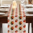 thumbnail image 3 of Table Runners 70 Inches Long Dress Scarves, Cute Ladybugs Farmhouse Coffee/Dining/Kitchen Table Decor, Holiday Table Runner, Spring Botanical Leaves Vintage 13x70 Inch, 3 of 9