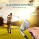 thumbnail image 5 of Herramienta de limpieza de palos de golf de acero inoxidable para planchas y cuñas - Limpiador portátil de ranuras con empuñadura ergonómica, 5 of 6
