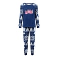 thumbnail image 2 of Busydd Christmas Pajamas for Family Casual Comfortable Long Sleeve Round Neck Tops and Pants Family Pajamas Fashion Holiday Print Matching Christmas Pajamas, 2 of 5