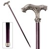 Design Toscano Classic Ornate Pewter Walking Stick
