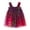 Red, variant on Summer Dresses For Girls Sleeveless Star Moon Tie Dye Tulle Holiday Party Dance Party Princesses Clothes Princess Dresses For Girls Size 2-3T
