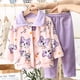 thumbnail image 4 of Pijamas de franela para niñas, forro polar grueso de invierno, ropa de casa de vellón coral para niñas, traje de otoño e invierno para niños, 4 of 6
