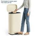 thumbnail image 5 of Arlopu 8 Gallon Kitchen Trash Can, Stainless Steel Garbage Bin with Lid, Foot Pedal and Inner Bucket, 5 of 9