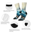 thumbnail image 6 of Goofa Iceberg Bald Eagle Printed Men's Crew Socks, Soft Durable Breathable Moisture-Wicking with Odor Control Cotton socks, 6 of 9