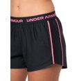 thumbnail image 3 of Pantalones cortos deportivos Under Armour Tech Play Up para mujer, negro/rosa, 3 of 3