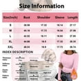 thumbnail image 2 of Inglocry Long Sleeve Shirts for Women Scoop Neck Going Out Slim Basic Tshirts 2025 Trendy Tops Thermal Fall Outfits Orange S, 2 of 8