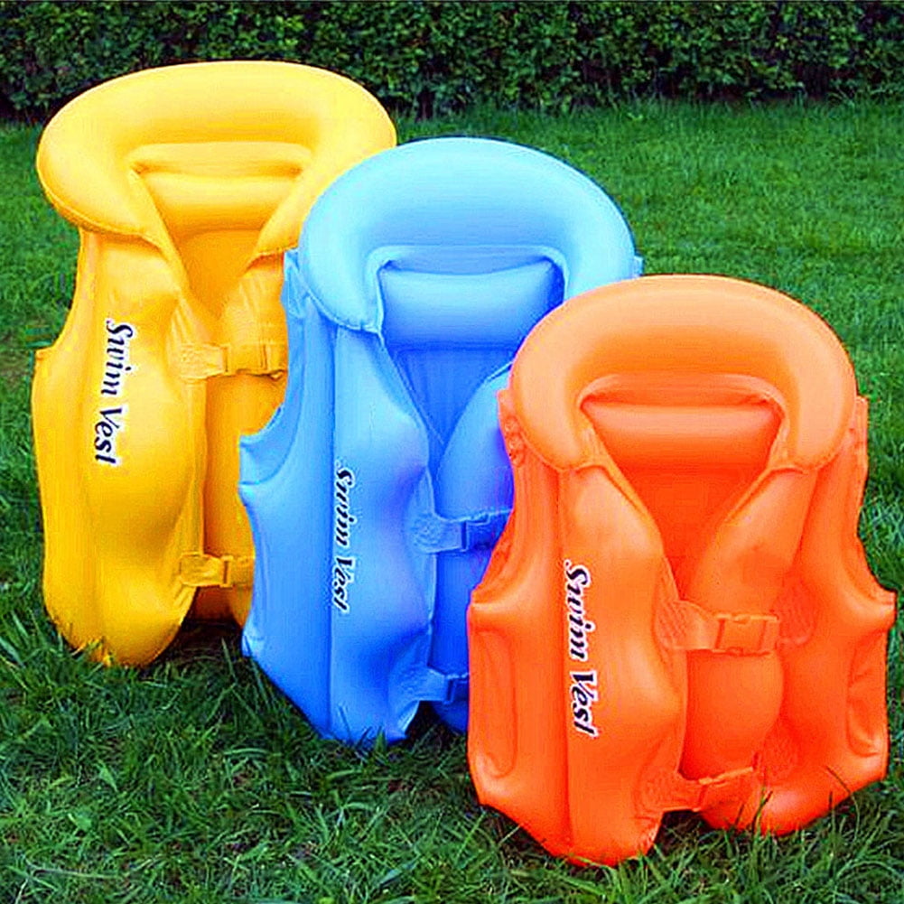 Cheers.US Kids Pool Floats Swim Vest Foldable Swim Vest Jacket Suitable for Children Aged 2, 3