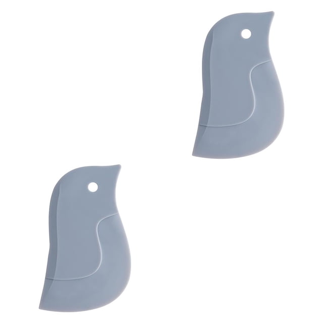Wosthever Rascador de limpieza con forma de pingüino de dibujos animados, herramienta de raspado de , herramientas duraderas para hornear en la Type1 NO1