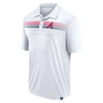 thumbnail image 2 of Men's Fanatics White Atlanta Braves Big & Tall Victory For Us Interlock Polo, 2 of 3