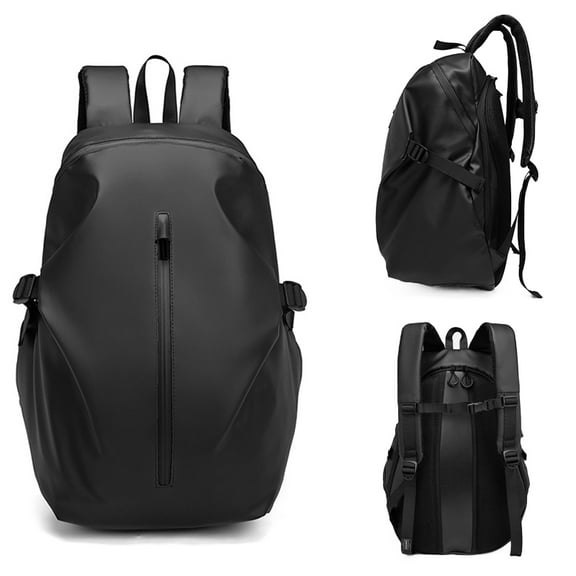 Classic Large Capacity Motorcycle Helmet Bag Waterproof Cloth Moto Motorbike Backpack Reflective Cycling Traveling Package Black