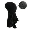 thumbnail image 2 of Herrnalise Women Long Tail Pirate Hat Hijab Muslim Velvet Turban Cap, 2 of 2
