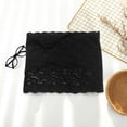thumbnail image 5 of Zylarhe Bras for Women, Lace Trim Tube Top With Detachable Straps Basic Innerwear No Show Bustier Strapless Shirts for Women Summer Black M, 5 of 6