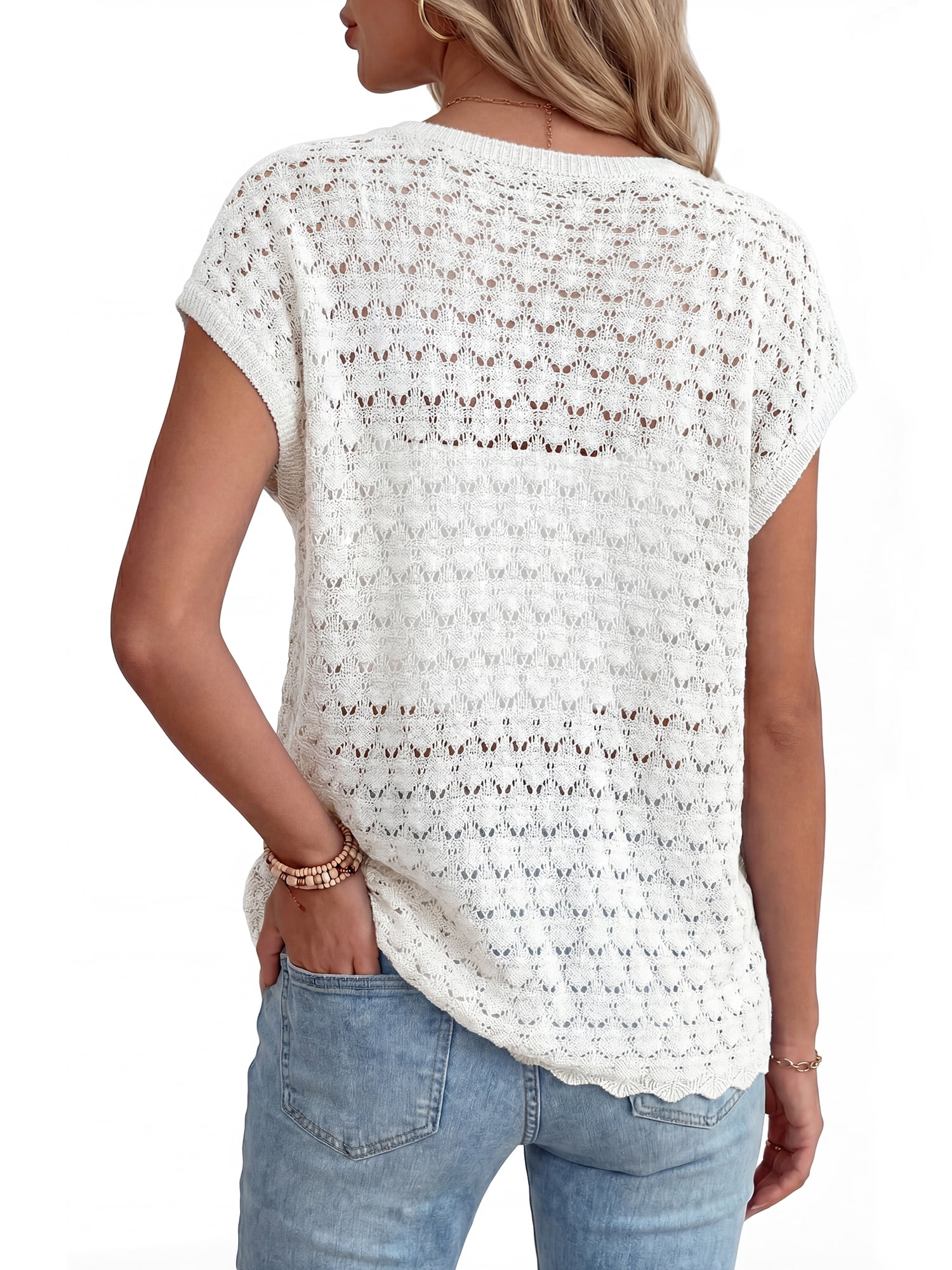 PRETTYGARDEN Women's Knit Sleeveless Sweater Vest with Gold Buttons, Sizes S-XXL