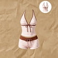 thumbnail image 6 of Tankini Tops for Women 2 Pieces Halter Polka Dot Cute Tankini with Shorts Y2K Coquette Vintage Vacation Swimsuit, 6 of 7
