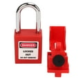 Clamp Type Circuit Breaker Lock With Keys Power Switch Padlock Lockout clamp-type-circuit-breaker-lock-with-keys-power-switch-padlock-lockout