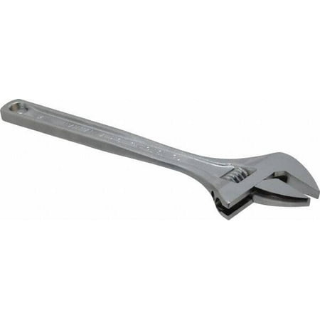

Paramount 1-11/16 Jaw Capacity 15 Standard Adjustable Wrench Chrome Vanadium Steel Chrome Finish