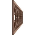 thumbnail image 3 of Ekena Millwork 46 3/4"W x 10"H x 3/8"T Hazelton Fretwork Moulding, Walnut, 3 of 13