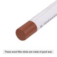 thumbnail image 3 of Uxcell Wood Wax Filler Stick, Furniture Repair Crayon Touch Up Fixing Pen, Deep Metallic Red, 3 of 6