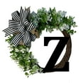thumbnail image 1 of Hml Unique Last Name Year Round Front Door Wreath With Bow Welcome Sign Garland Creative 26 Letter Farmhouse Wreath For Front Door Spring All Seasons Outside Hanger Decor Gift (Z O, 1 of 3