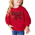thumbnail image 2 of Fiudx Sudadera de Invierno, Ropa Infantil Mezcla de Algodón Suave, Sudadera con Capucha con Estampado Festivo, Túnica Ligera y Cómoda, Ideal para Juegos Escolares, Moda para Niños y Niñas, Lavish a M, 2 of 4