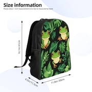 Frog Backpack Double Shoulder Backpack Durable, Spacious, Ergonomic Design for Travel, Work & Outdoor Use