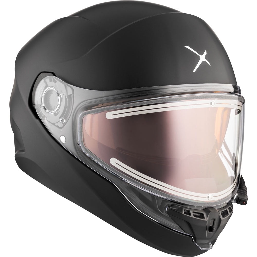 CKX Contact Full Face Snowmobile Helmet Solid Matte Black 515351