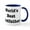 White/Navy Inside, variant on CafePress - Worlds Best Godfather Mug - 11 oz Ceramic Mug - Novelty Coffee Tea Cup