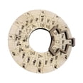 thumbnail image 3 of Runquan Wooden Wheel Compact Round for Musical Beginners Musician Songwriters, 3 of 8