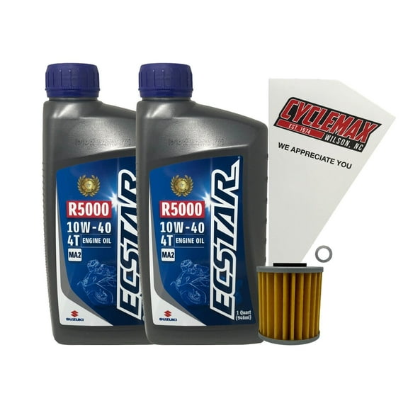 Cyclemax OEM Standard Oil Change Kit fits 2005-2025 Suzuki RM Z-450 K5-K6-K7