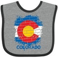 thumbnail image 3 of Inktastic Graffiti Colorado State Flag Boys or Girls Baby Bib, 3 of 4