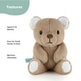 thumbnail image 5 of The Peanutshell Crib Bedding, Pink Elephant Baby Crib Bedding Set and Stuffie Plush Toy, 4-Piece Set, 5 of 7