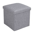 thumbnail image 1 of Puff Silla Cubo Organizador Plegable Con Cajón Almacenador, 1 of 4