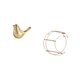 thumbnail image 5 of Figura de pájaros,Figura de pájaro dorado,decoración del hogar,estatua de animal,Estante de almacenamiento de pared,Estantería colgante de pared de metal de 3 niveles para decoración de, 5 of 8