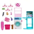 thumbnail image 7 of Barbie World Spinning Washer & Dryer Toy Playset with Laundry Accessories [Walmart Exclusive], 7 of 7