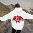 thumbnail image 2 of GEWSEY Women Cancer Hoodies Funny Ribbon Graphic Pullover Sweatshirts Long Sleeve Cancer Survivor Gifts Sweatshirt (White, S), 2 of 5