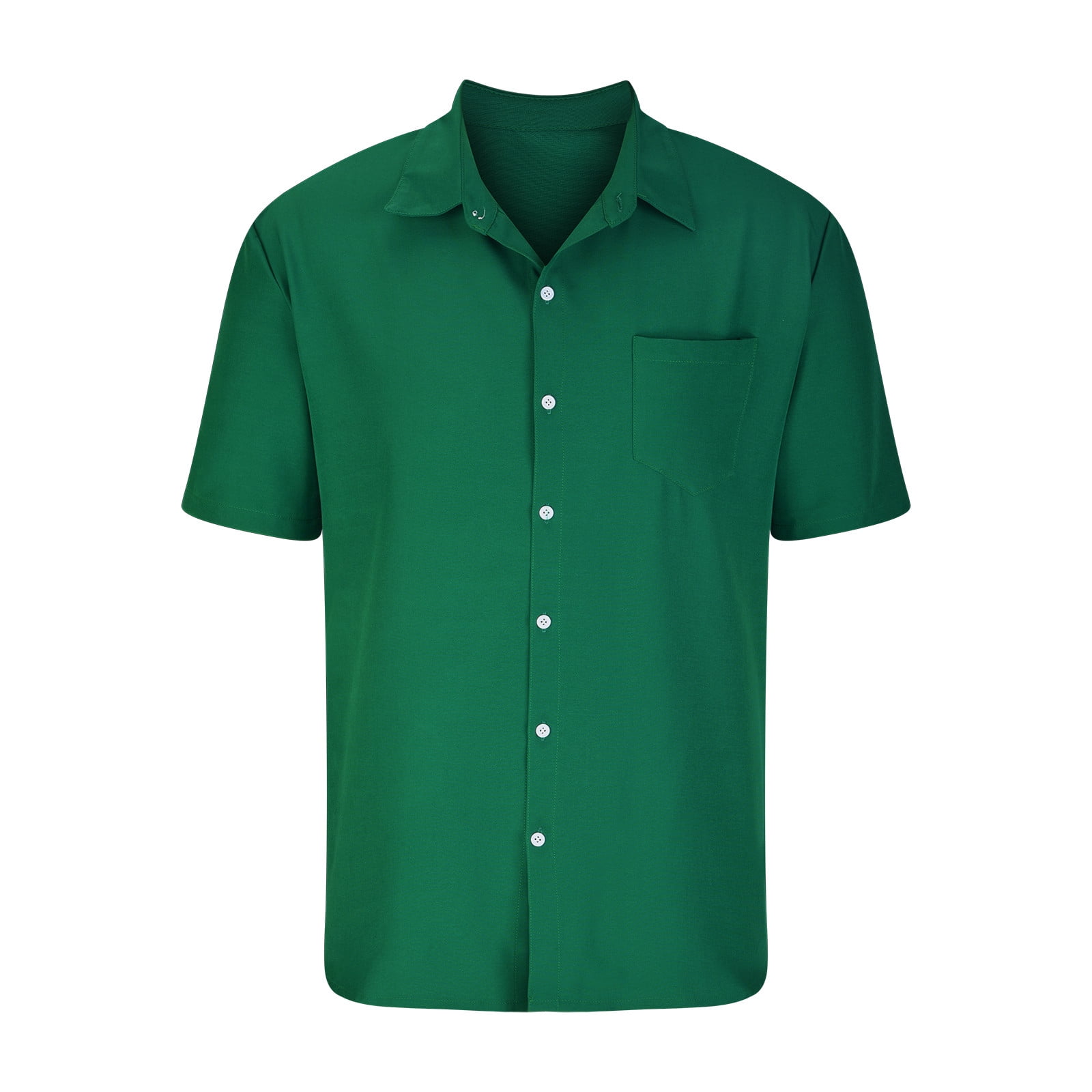 Field & Stream Button Up Shirt Mens XL Green Short Sleeve Pockets