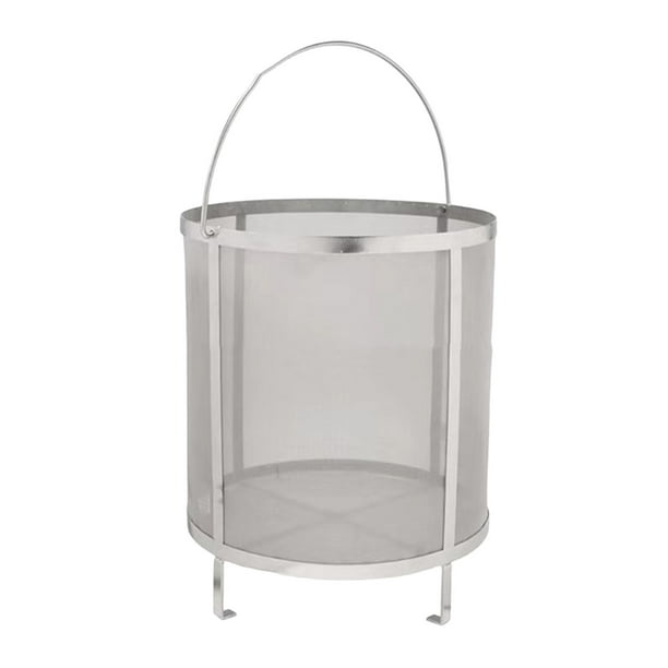 Injueey Beer Wine House Filter Stainless Barware Steel Strainer 304 Basket Kits de equipo de elaboración de vino 330x330mm