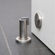 thumbnail image 4 of Magnetic door stopper door stopper in antique look with floor and wall mounting material, diameter: 5cm, height: 8.4cm, silver, 4 of 5