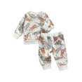 thumbnail image 4 of xiaxaixu Baby Long Sleeves + Trousers Tiger Pattern Cartoon Round Neck, 4 of 8