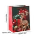 thumbnail image 3 of Decoraciones navideñas, adornos navideños, regalos de Navidad, bolsa de papel roja navideña para compras, bolsa de regalo navideña, bolsa de embalaje para regalos, bolsas de tela no tejida, 3 of 6