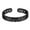 Black, variant on New Retro Sculpture Lymphatic Drainage The-rapy Magnetic Ring Germanium LymphDetox Magnetotherapy Bracelet For Men and Women