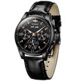 thumbnail image 4 of OUPINKE Automatic Watches for Mens Self Winding Leather Strap Moon Phase Luxury Fashion Dress Reloj, Gifts for Men,  Male Adul Wristwatch, 4 of 10