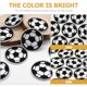 thumbnail image 2 of Parches de fútbol de tela 15pcs Bordado parches de tela parches de ropa (4 cm), 2 of 4