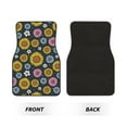 thumbnail image 2 of Naloa Colorful Sunflowers Car Foot Mat Set of 4 Pieces - Universal Floor Liner Neoprene Full Set Floor Mats for Cars Trucks SUV, 2 of 7