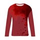 thumbnail image 3 of Blusas y camisas de manga larga y cuello redondo para hombre, camisetas casuales con estampado de moda y cuello redondo, blusas de licra de manga corta para hombre., 3 of 4