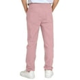 thumbnail image 6 of School Pants for Boys Pull On Chino Pants with Pockets Straight Pants Pink School Pants for Boys Boys Back To School Clothes Kid Preppy Clothes 7-8 Years, 6 of 6